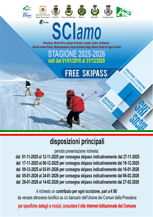Ritiro Skipass 1 trance