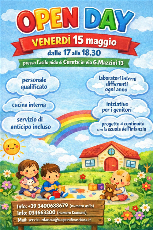 Open day Asilo Nido Comunale